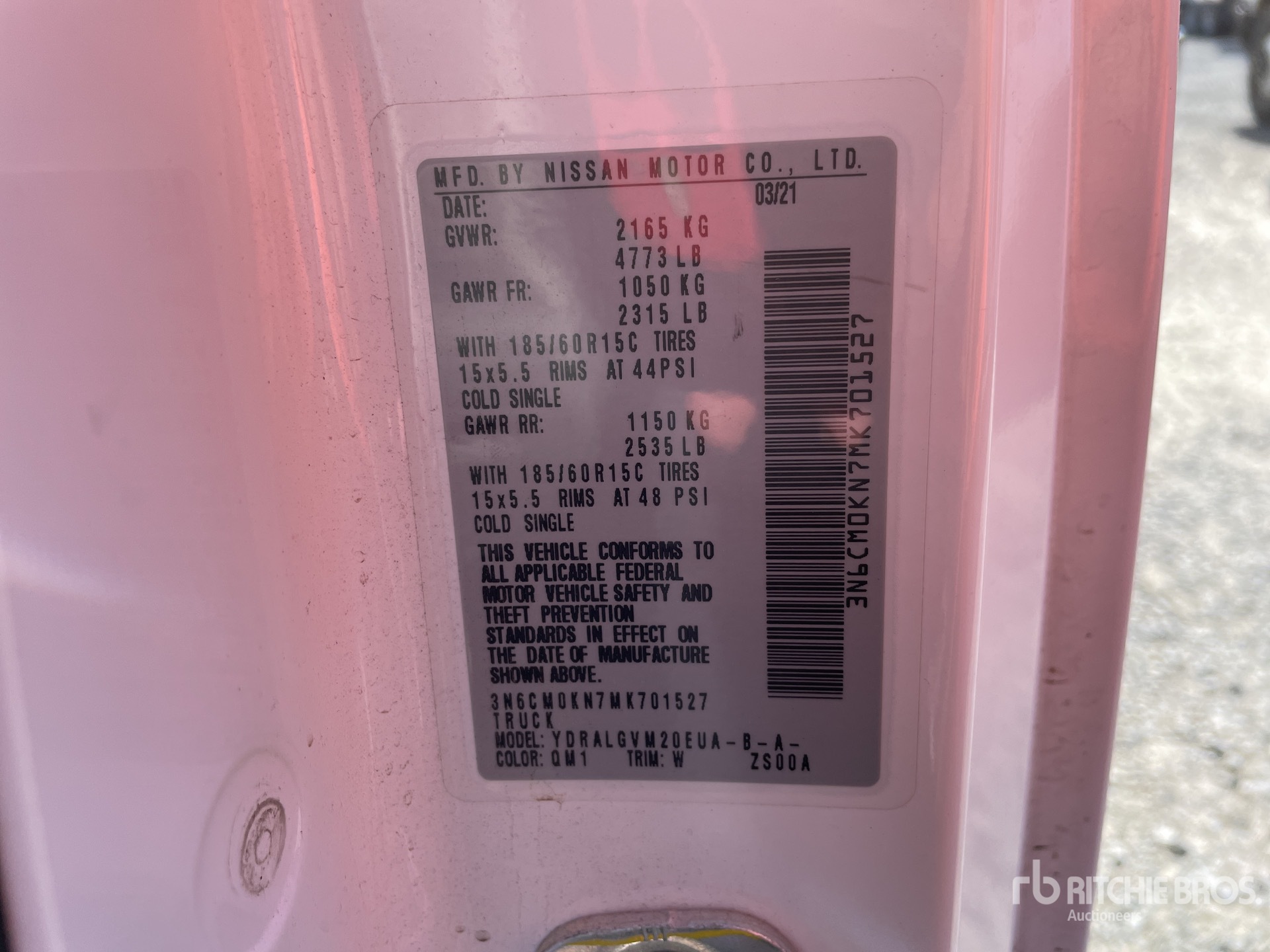 2021 Nissan NV200