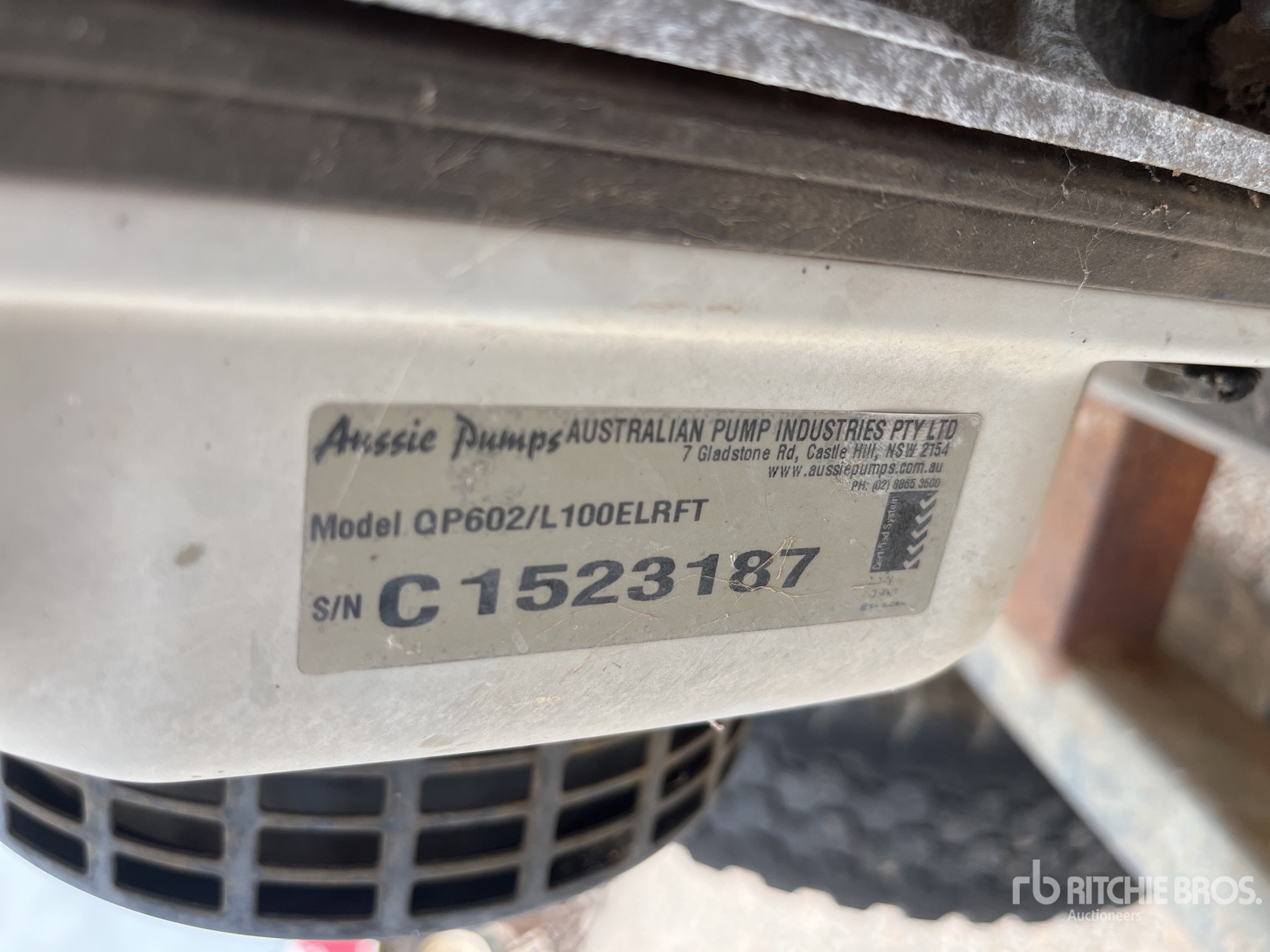 General Appearance with Unit Serial Number