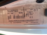 MN333192 - 2021 International LT625: Motor Vehicle Safety Standards Label