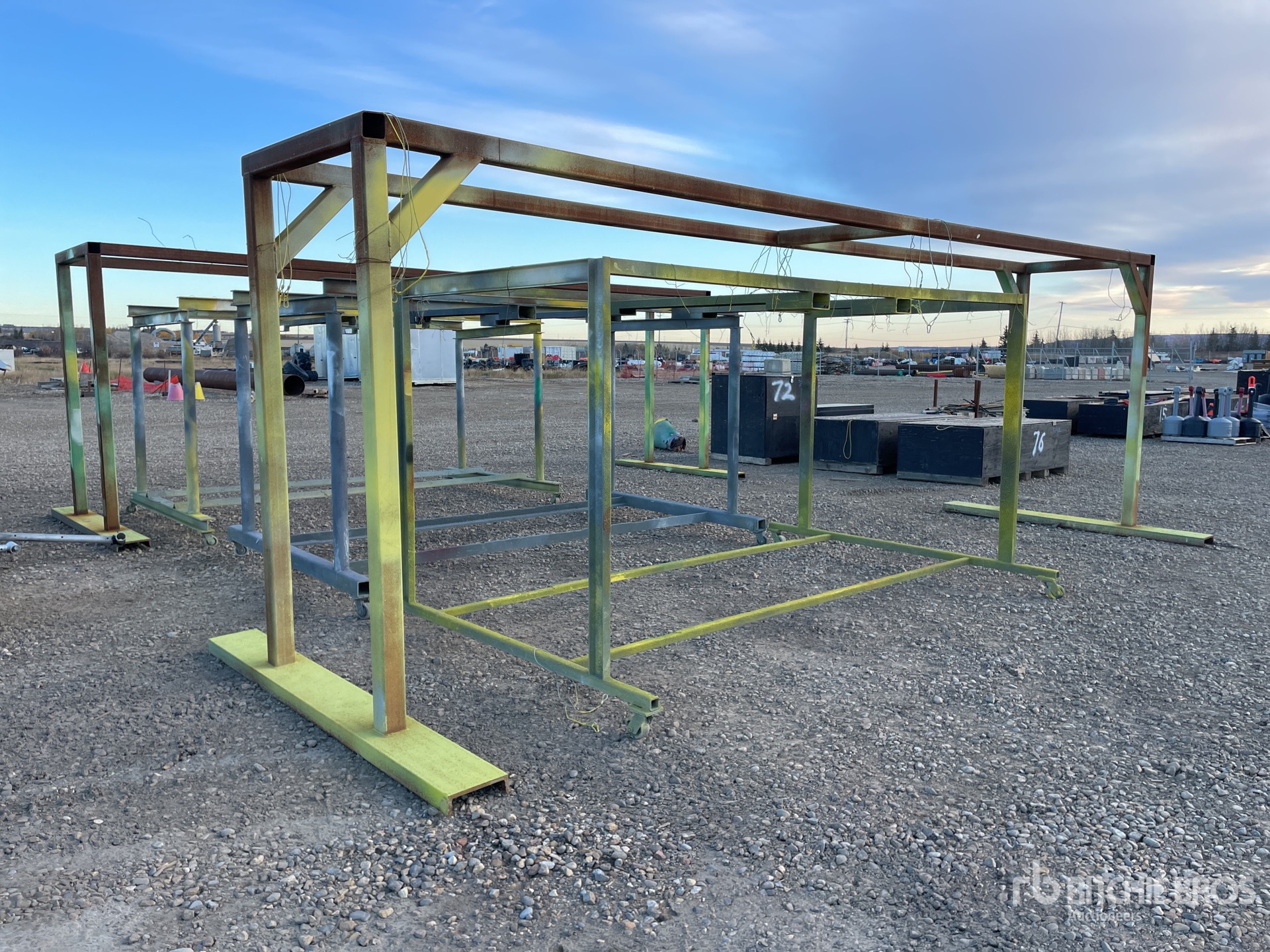 Quantity of (5) Steel Paint Drying Hanging Racks Ritchie Bros