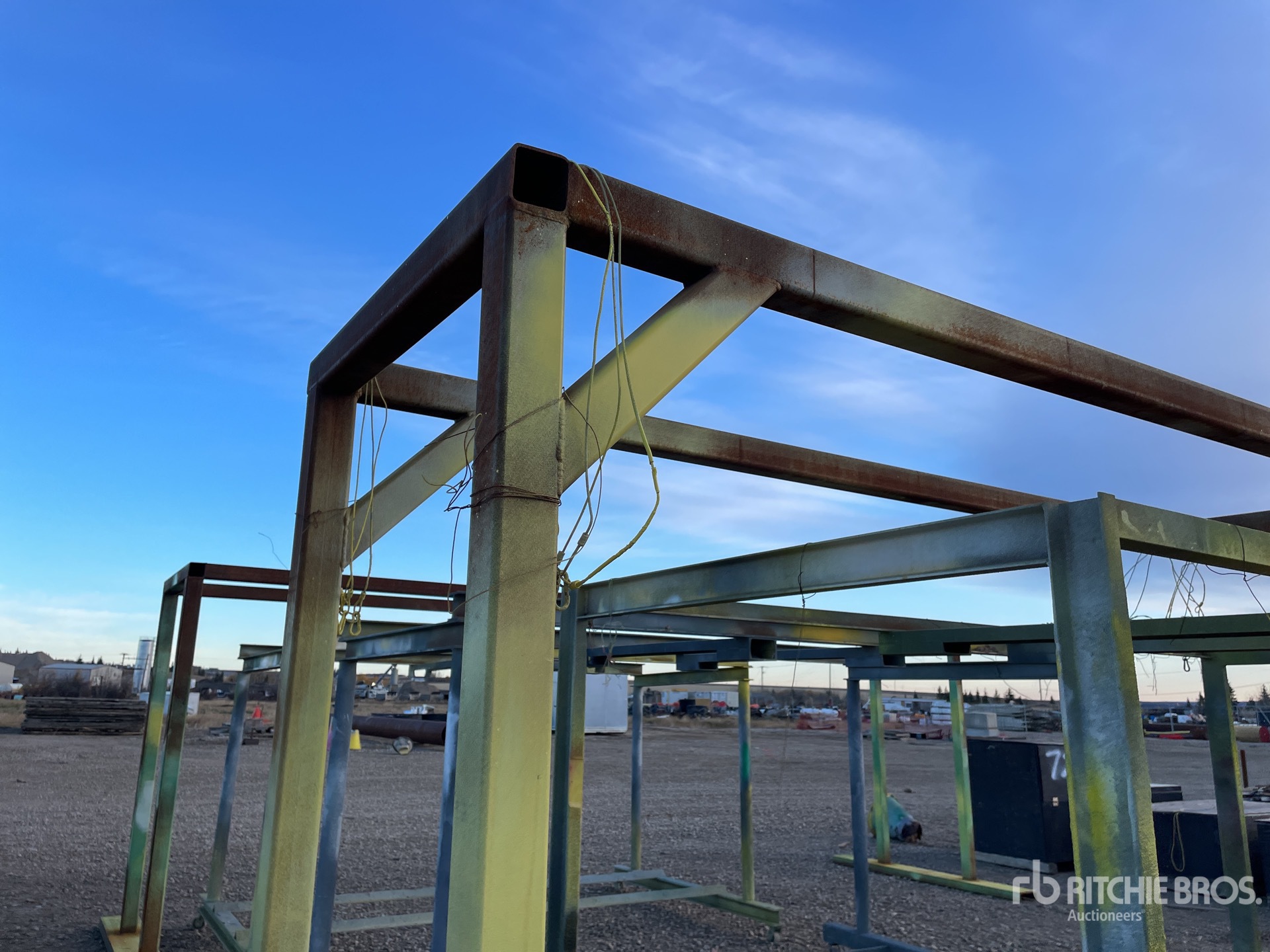 Quantity of (5) Steel Paint Drying Hanging Racks Ritchie Bros