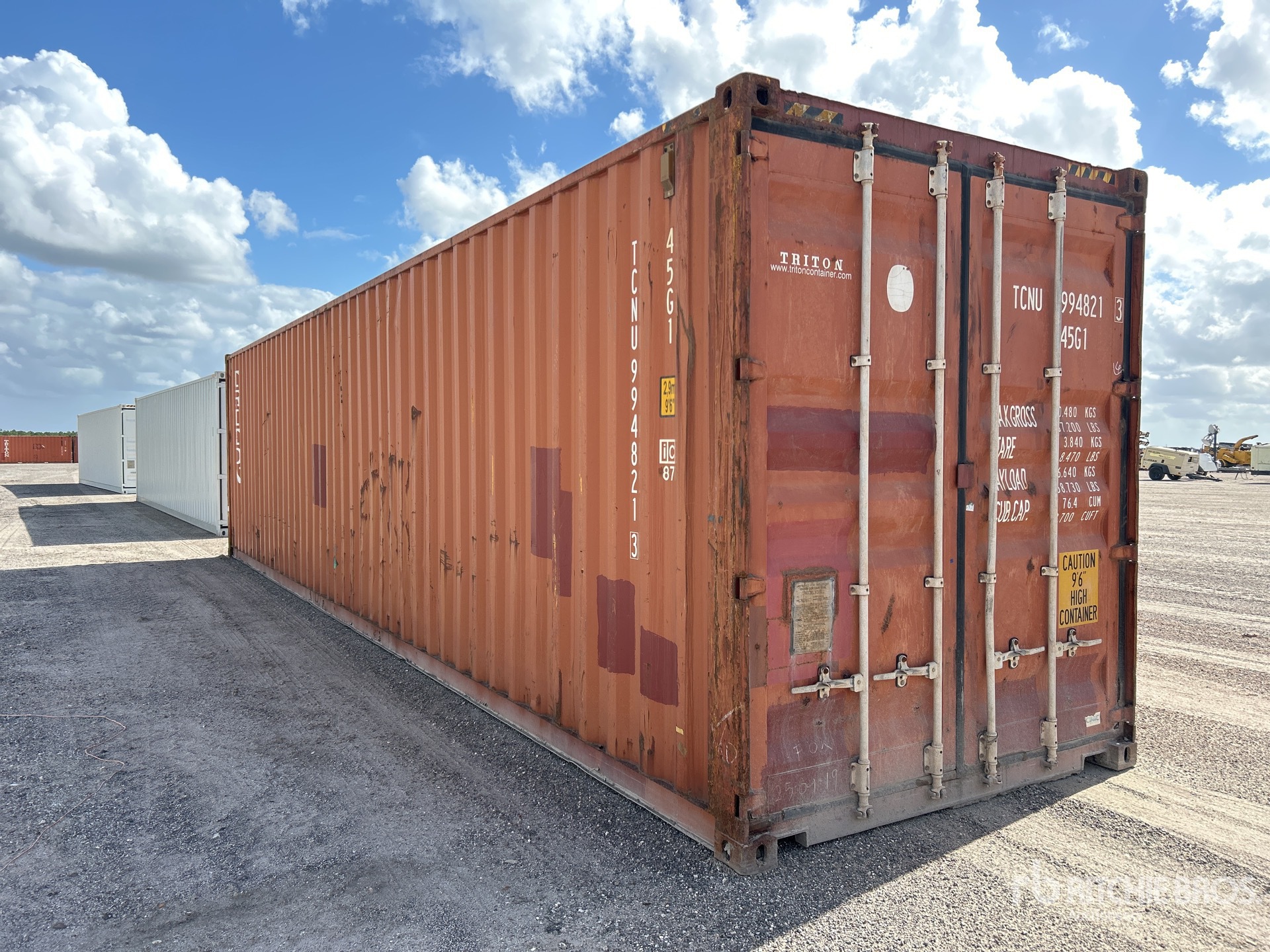 40 ft High Cube Storage Container Ritchie Bros. Auctioneers