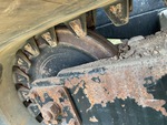 Rubber Track Undercarriage with Rear idler wear