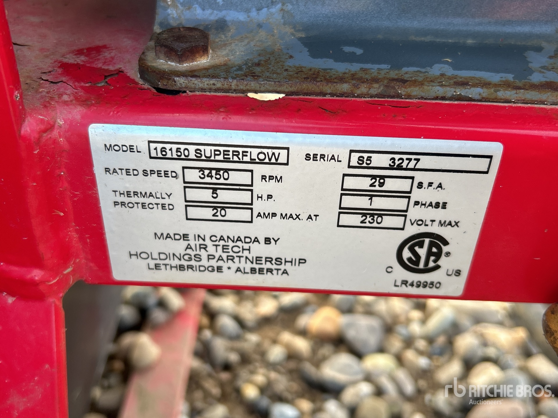 Keho 16150 Superflow 5 hp Aeration Fan | Ritchie Bros. Auctioneers