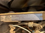 Engine with Emission Label
