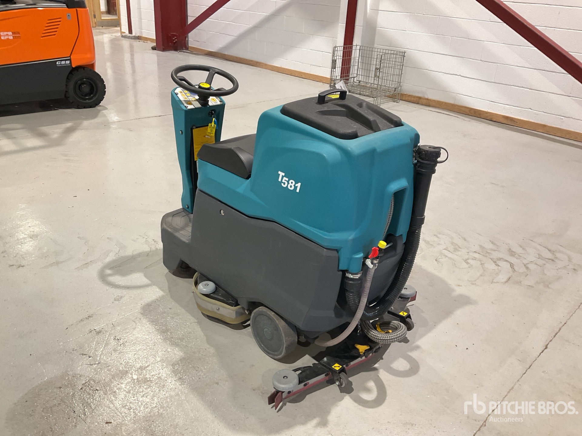 2023 Tennant T581 RideOn Electric Floor Scrubber Ritchie Bros