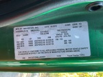 LL833601 - 2020 International LT625: Motor Vehicle Safety Standards Label