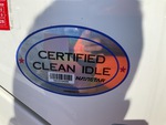 LN137597 - 2020 International LT625: Clean Idle Sticker