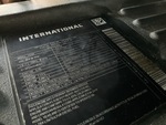 LN536832 - 2020 International LT625: Emission Label