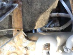 Engine with A/C Compressor