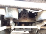 Underbody with Non-Driven Rear Drop Axle