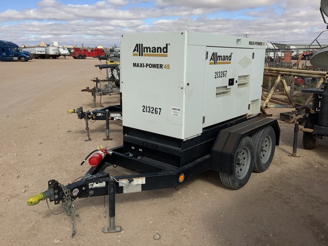 2018 Allmand BR MP45 37 kW Mobile Generator Set