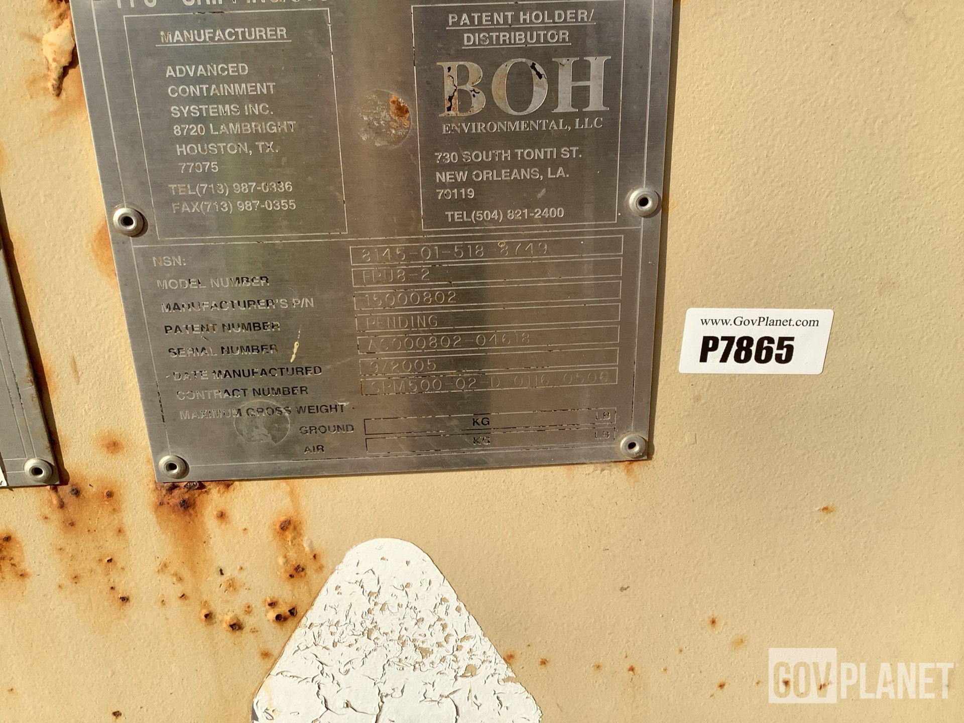 General Appearance with Numero seriale/numero d’identificazione del veicolo (VIN)