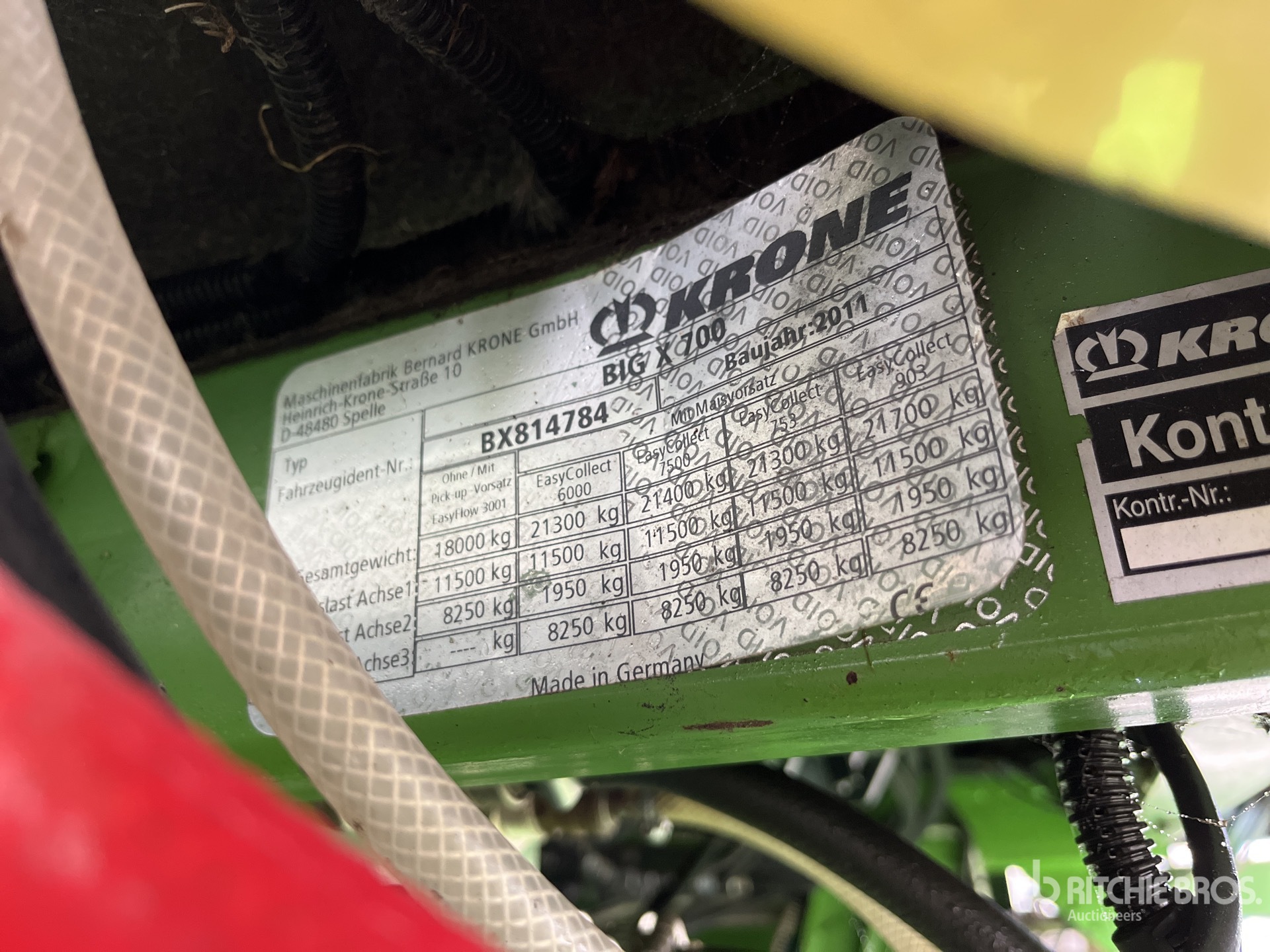 General Appearance with Numero seriale/numero d’identificazione del veicolo (VIN)