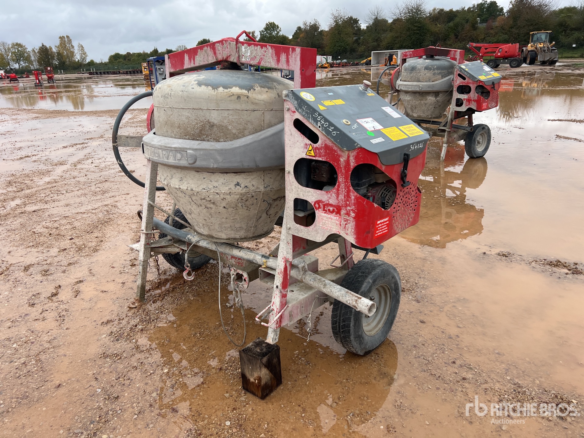 Betonniere 1 Essieu S/A Portable Concrete