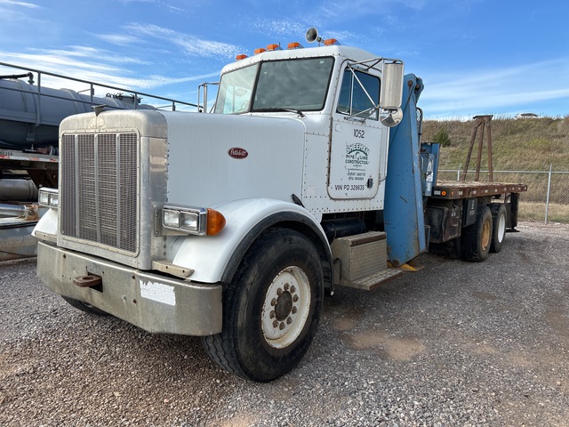 Manitex 2284 44000 lb Straight Boom on 1993 Peterbilt 357 6x4 Boom Truck