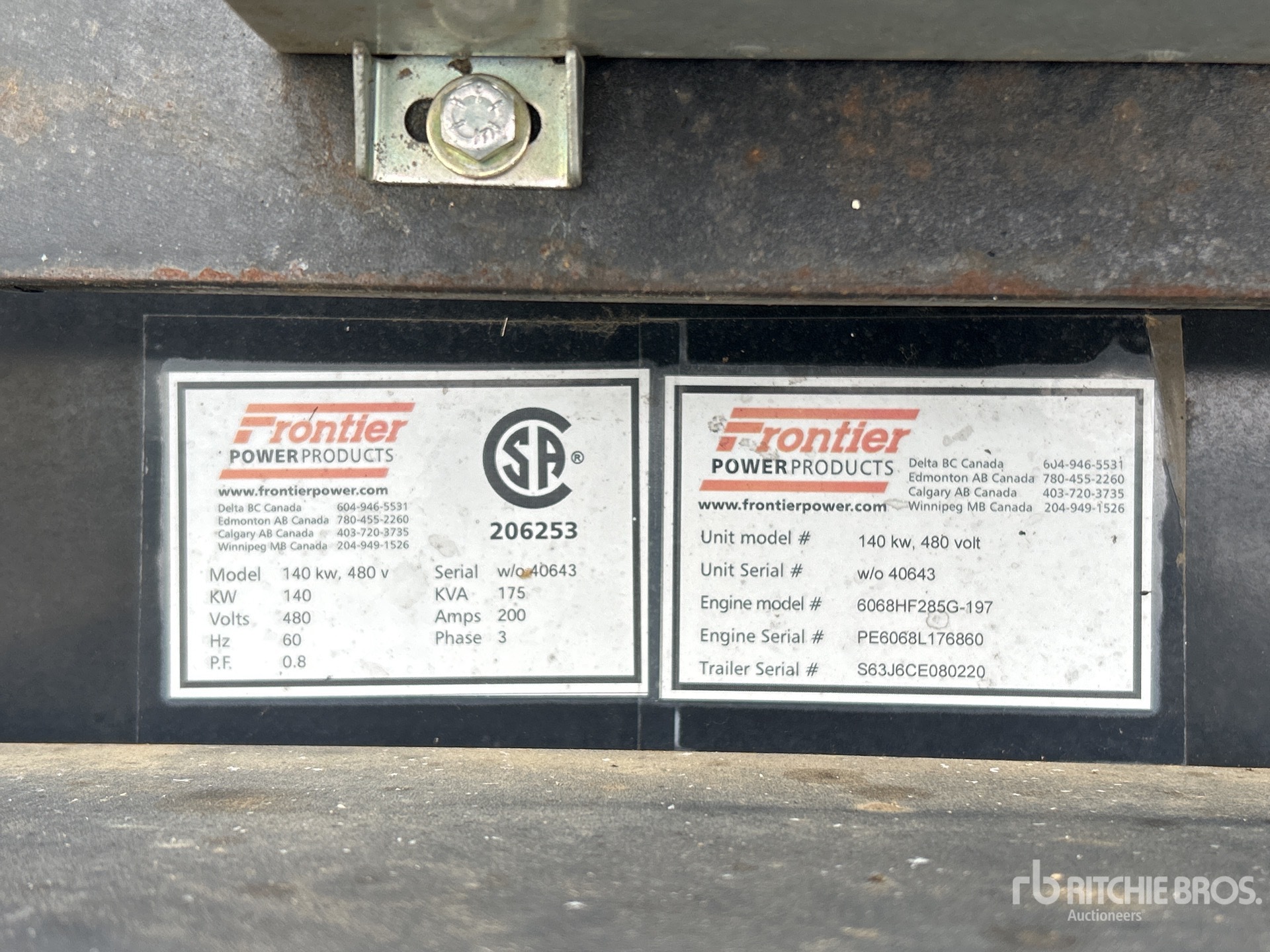 General Appearance with Numéro de série/Numéro d'identification du véhicule automobile