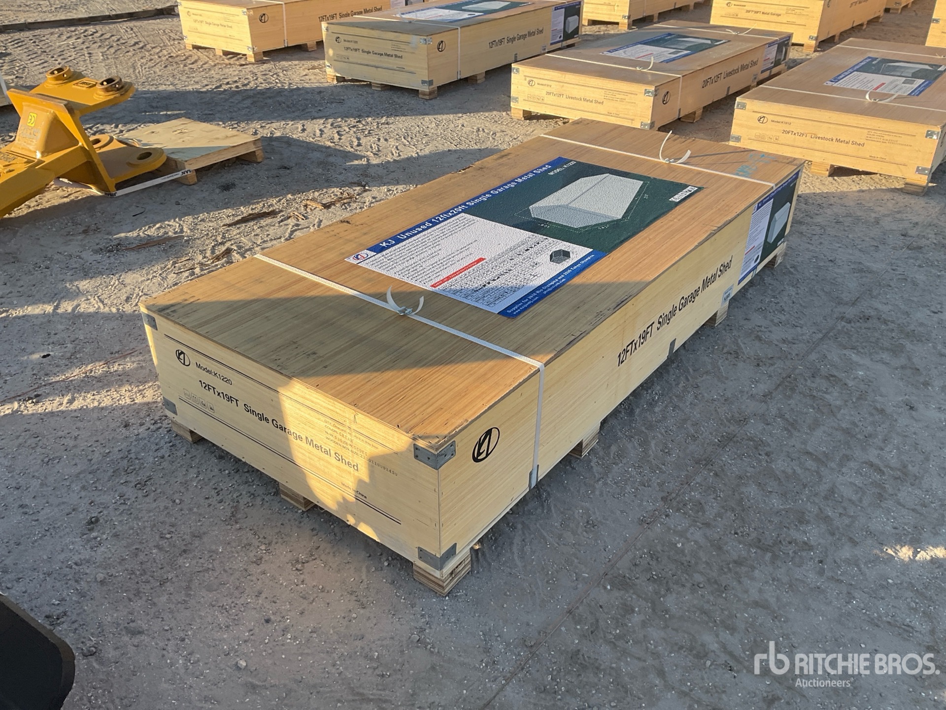 2024 KJ K1220 20 ft x 12 ft Metal Garage | Ritchie Bros. Auctioneers