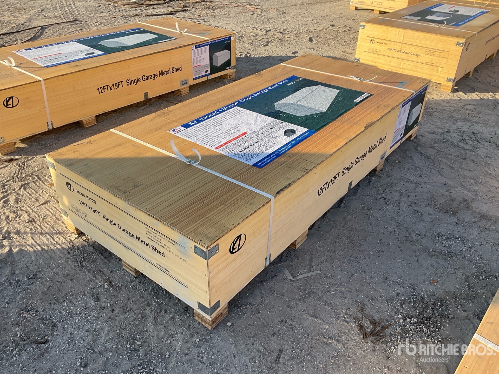 2024 KJ K1220 20 ft x 12 ft Metal Garage | Ritchie Bros. Auctioneers