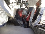 Motor with Exhaust System