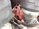 Motor with Exhaust System