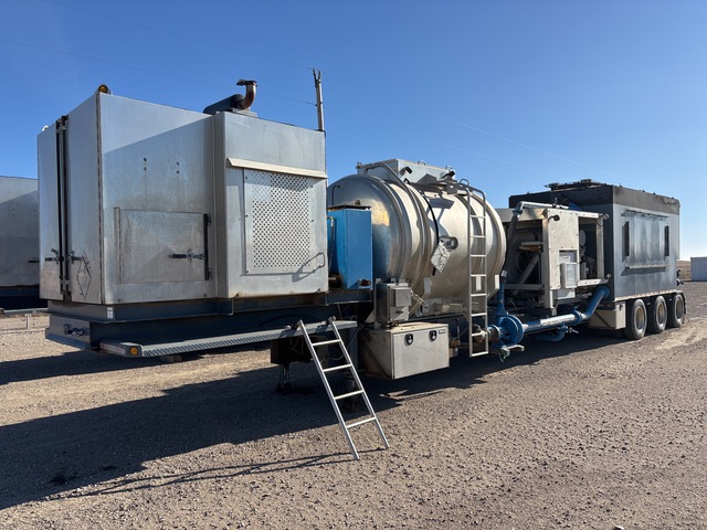 2014 Dragon Frac Water Heater Oilfield Trailer (Inoperable)