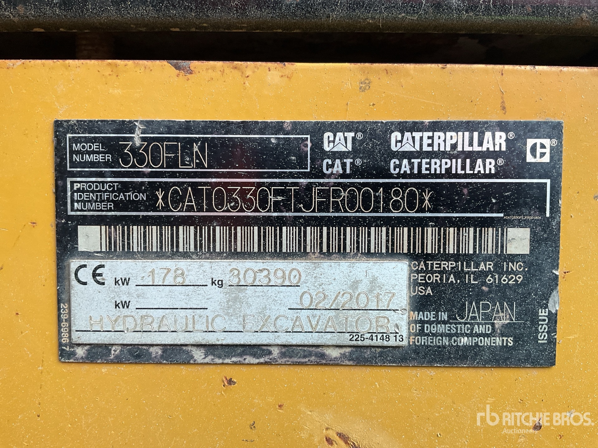 General Appearance with Numero seriale/numero d’identificazione del veicolo (VIN)