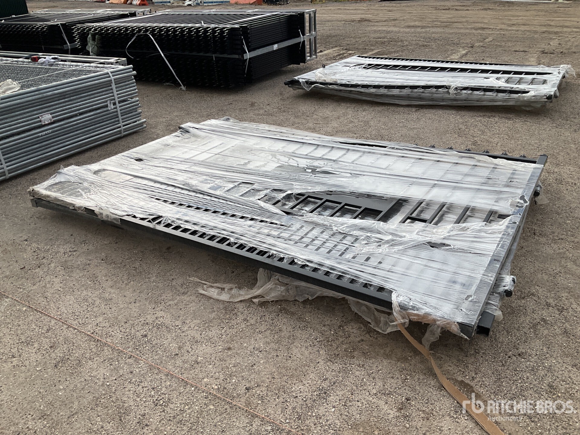 2024 KJ K0720-1 20 ft Wrought Iron Bi-Parting Driveway Gate (Unused ...