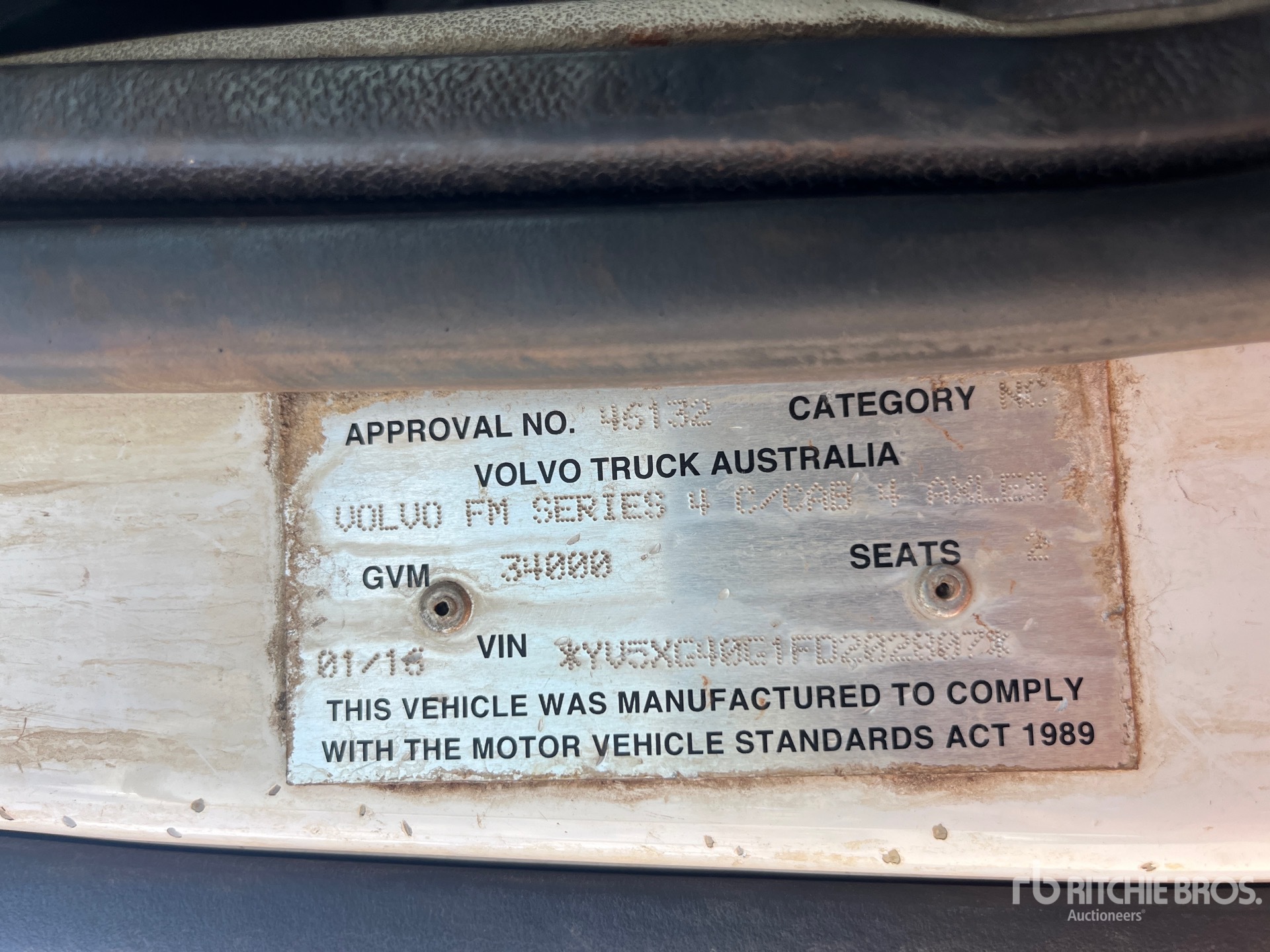 General Appearance with Numéro de série/Numéro d'identification du véhicule automobile