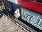 Trailer Chassis with License Plate Light Functional