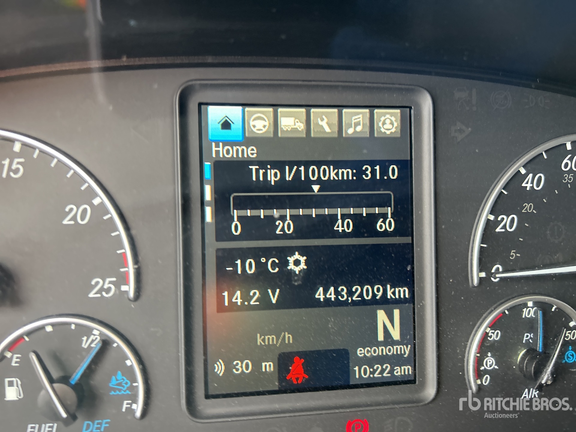 General Appearance with Hour Meter / Odometer