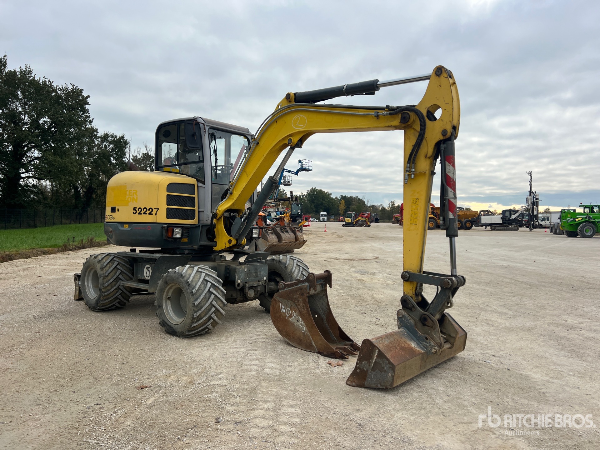 2013 Wacker Neuson WN65032 Pelle Sur Pneus Wheel Excavator Ritchie