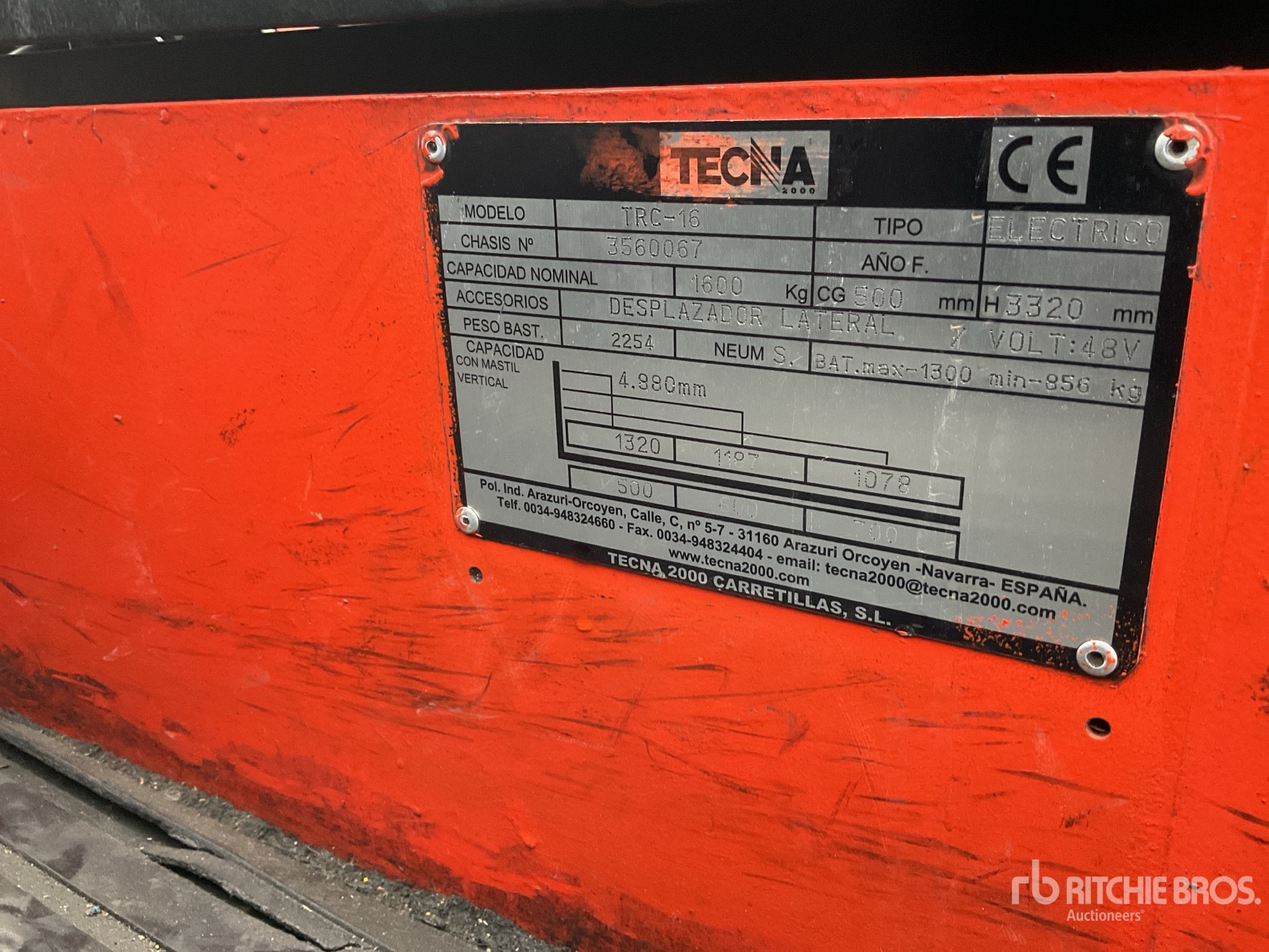 General Appearance with Numero seriale/numero d’identificazione del veicolo (VIN)