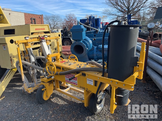 Slab Rider Machine E-Z Drill 210B-2 SRA Pneumatic 2 Gang Slab Rider Drilling Rig in ...
