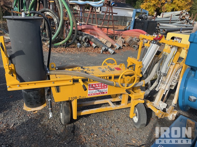 E-Z Drill 210B-2 SRA Pneumatic 2 Gang Slab Rider Drilling Rig in ...