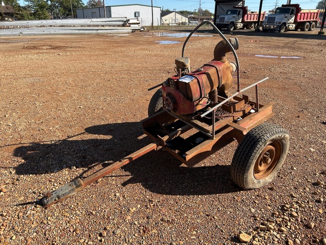 Hondite AP 215 4 in Trailer-Mounted Water Pump