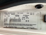 LL607092 - 2020 International LT625: Motor Vehicle Safety Standards Label