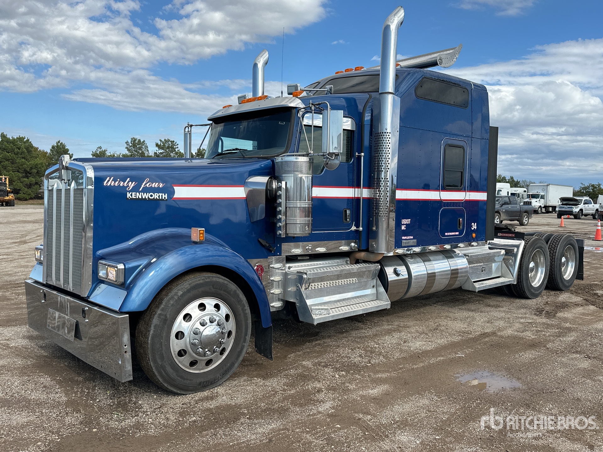 2019 Kenworth W900L 6x4 T/A Sleeper Truck Tractor | Ritchie Bros ...