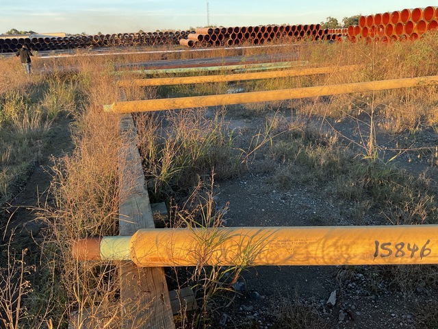 Quantity of Line Pipe, 6-5/8in, 0.972 WT, X-70, GSPU, 3jts, 118ft, UNUSED w/MTR'