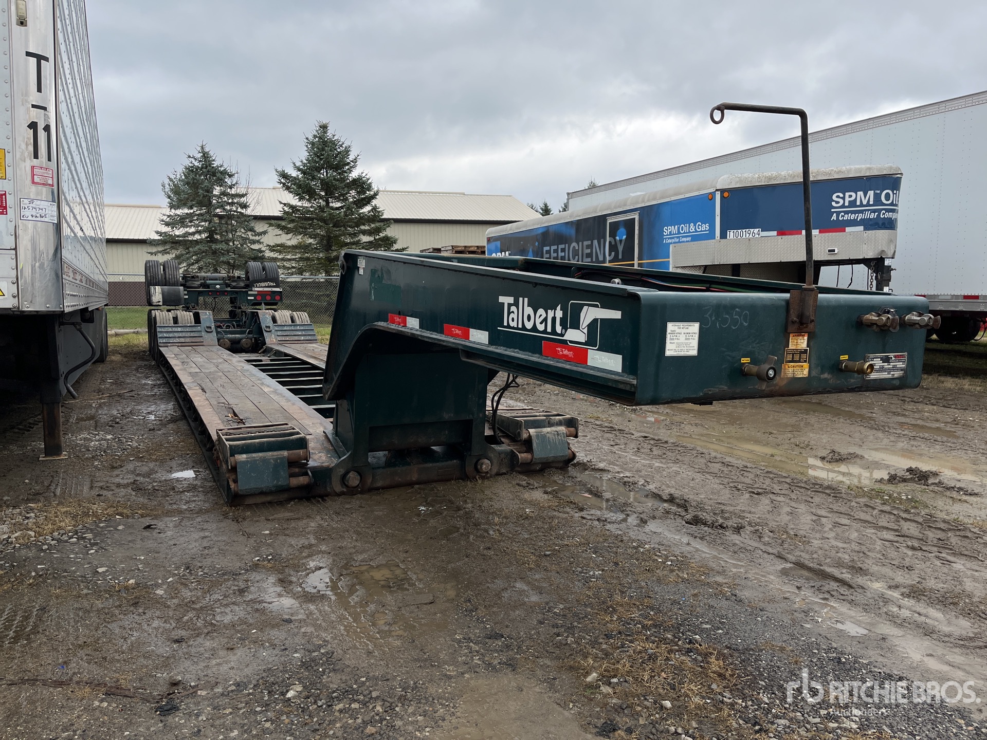 Talbert T Army 2015 Talbert T(4)55CC-HRG-T1 Tri/A Removable Gooseneck Góndola ...