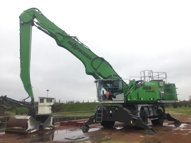 2022 Sennebogen 855E Hybrid Wheel Material Handler