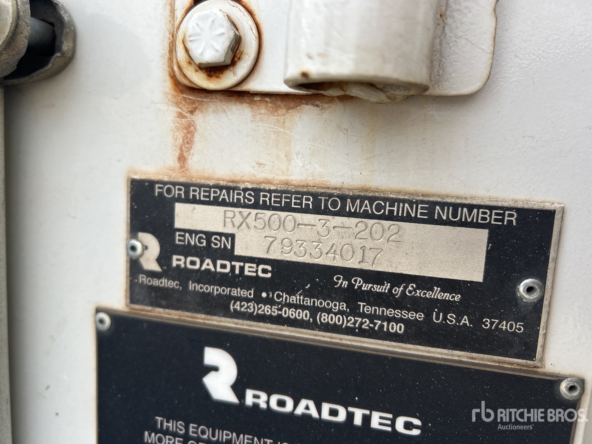 General Appearance with N.º de serie/VIN