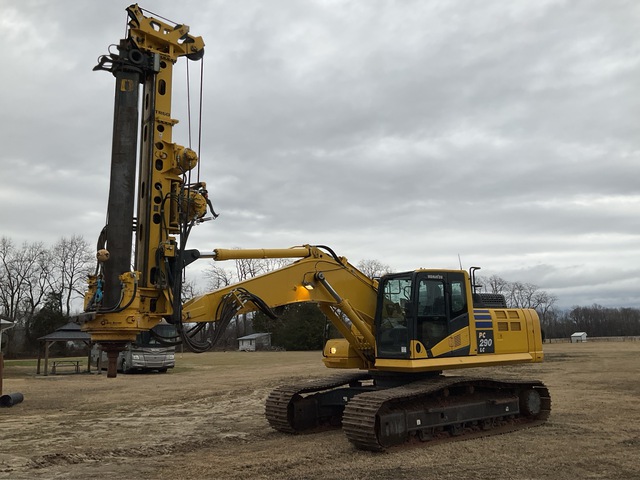 Bay Shore TR60 Foundation Drill on 2019 Komatsu PC290LC-11 Chassis Bay Shore TR60 Foundation Drill on 2019 Komatsu PC290LC-11 Chassis