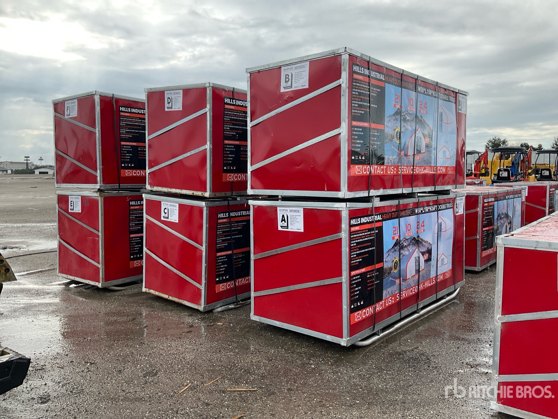 2025 HIlls Industrial 150 ft x 50 ft x 26 ft Edificio de almacenaje ...