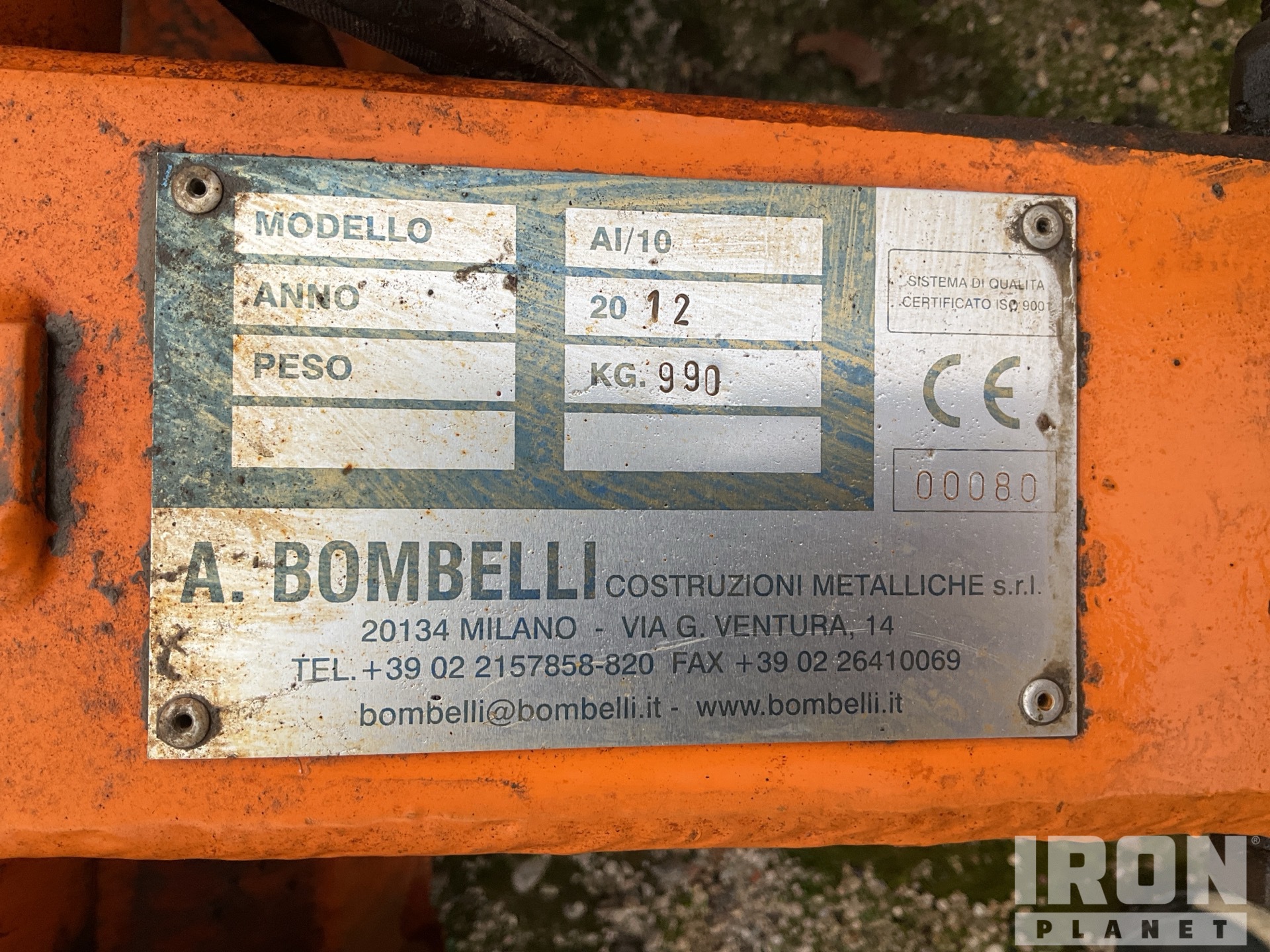 General Appearance with Numero seriale/numero d’identificazione del veicolo (VIN)
