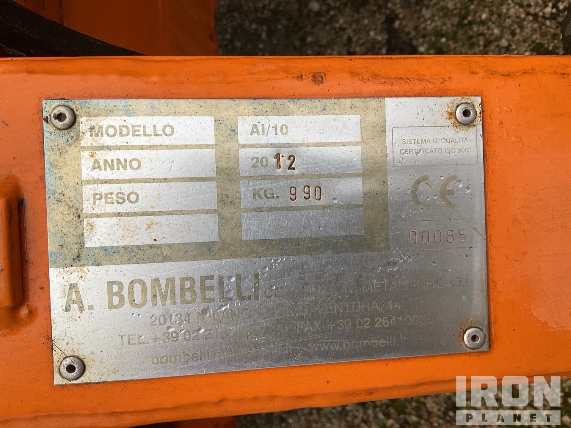 General Appearance with Numero seriale/numero d’identificazione del veicolo (VIN)