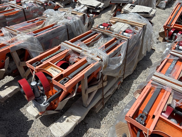 Quantity of (6) 2022 Doosan AC25 5500 lb Pallet Jack (Unused)