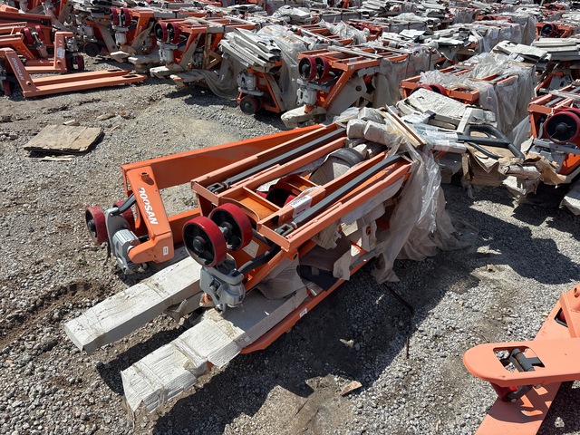 Quantity of (6) 2022 Doosan AC25 5500 lb Pallet Jack (Unused)