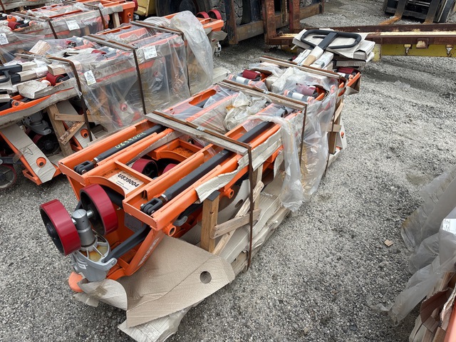 Quantity of (6) 2022 Doosan AC25 5500 lb Pallet Jack (Unused)