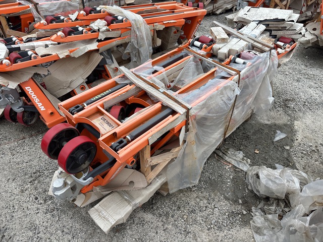Quantity of (6) 2022 Doosan AC25 5500 lb Pallet Jack (Unused)